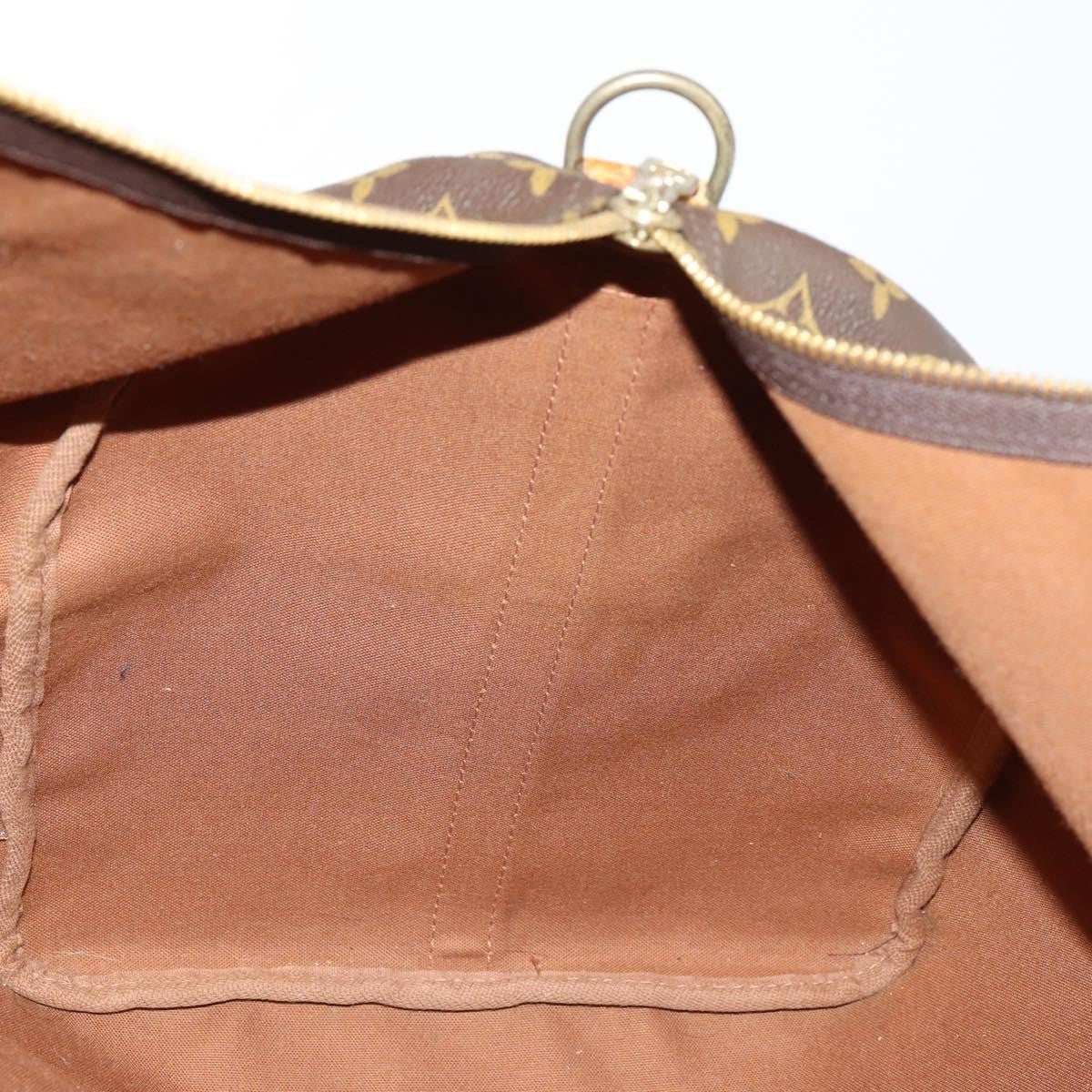 Louis Vuitton Keepall Bag Monogram Canvas, BROWN, CANVAS, Travel bag