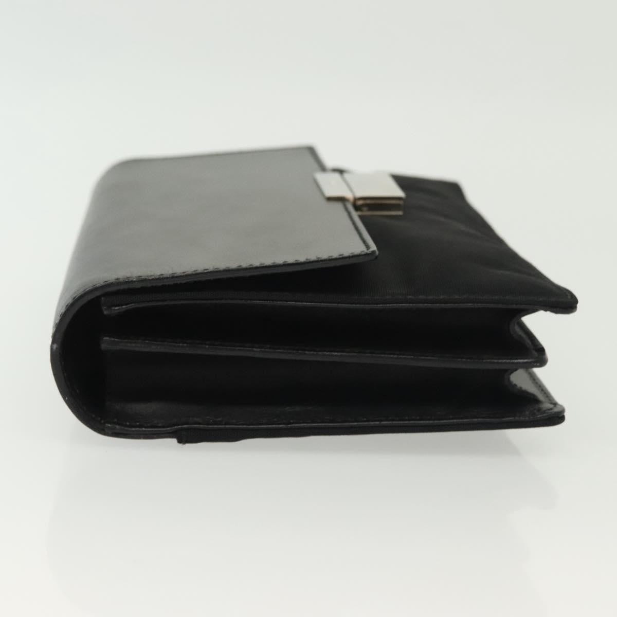 Gucci Pochette Nylon, BLACK, NYLON, Clutche & pouche