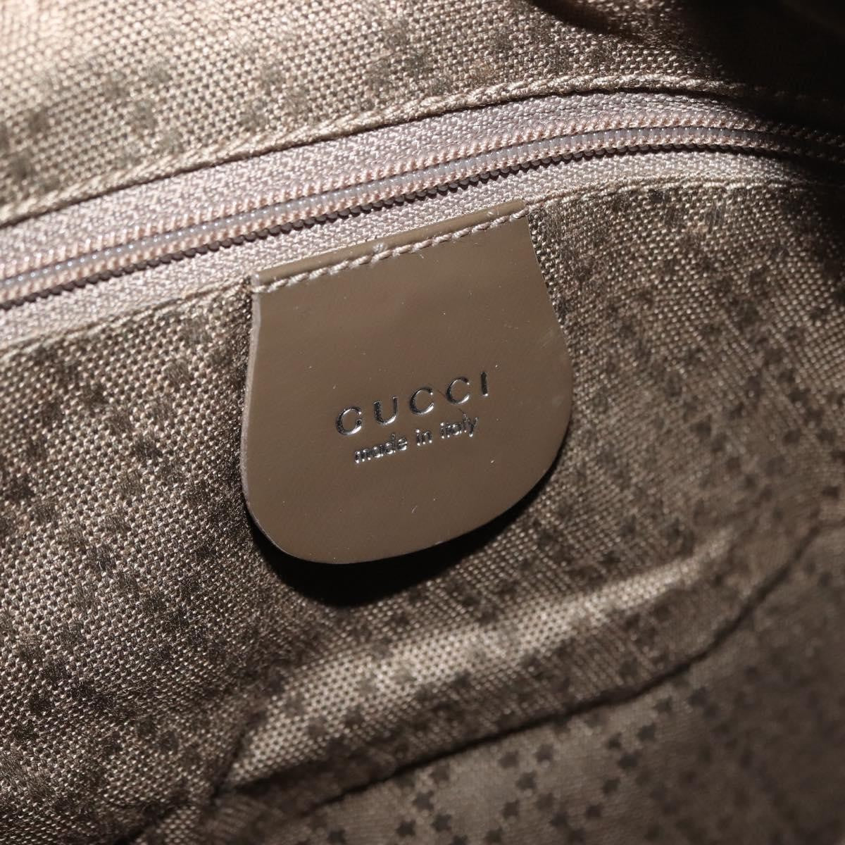 Gucci Vintage Bamboo Handle Bag Nylon, KHAKI, NYLON, Handbag