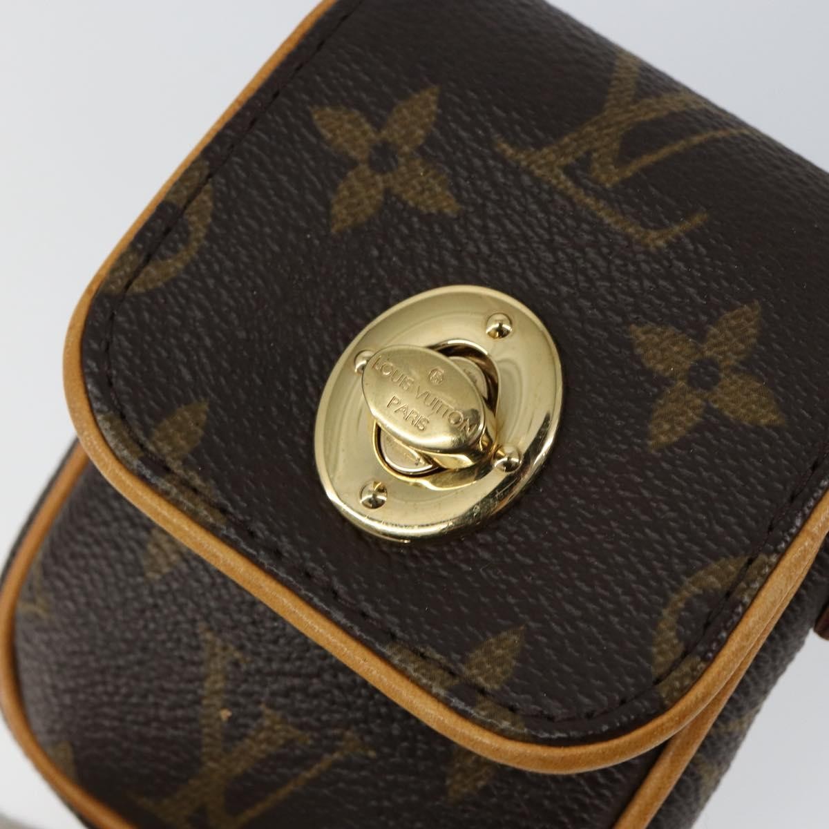 Louis Vuitton Cancun Pochette Monogram Canvas, BROWN, CANVAS, Clutche & pouche