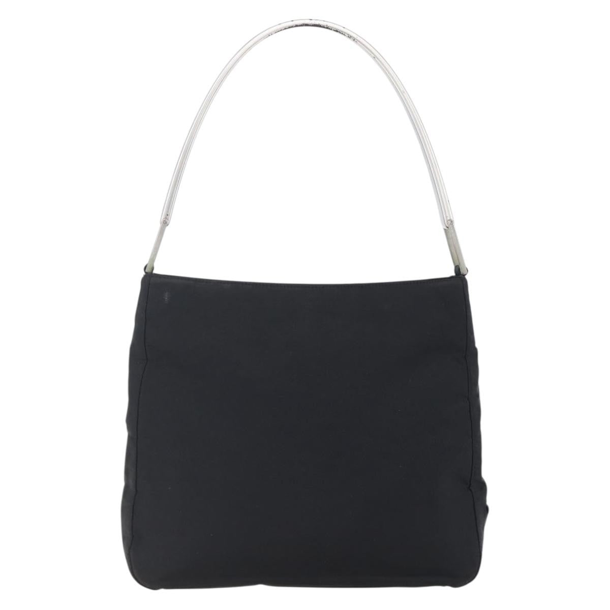 Prada Vintage Shoulder Bag Tessuto, BLACK, NYLON, Shoulder bag