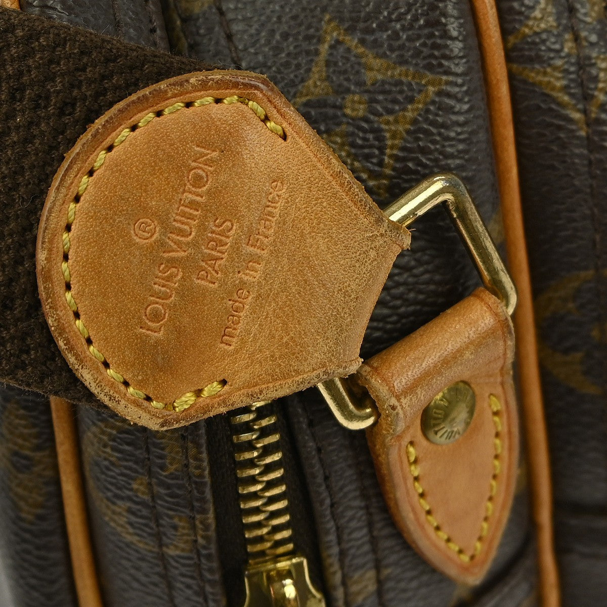 Louis Vuitton Reporter Bag Monogram Canvas, BROWN, CANVAS, Shoulder bag