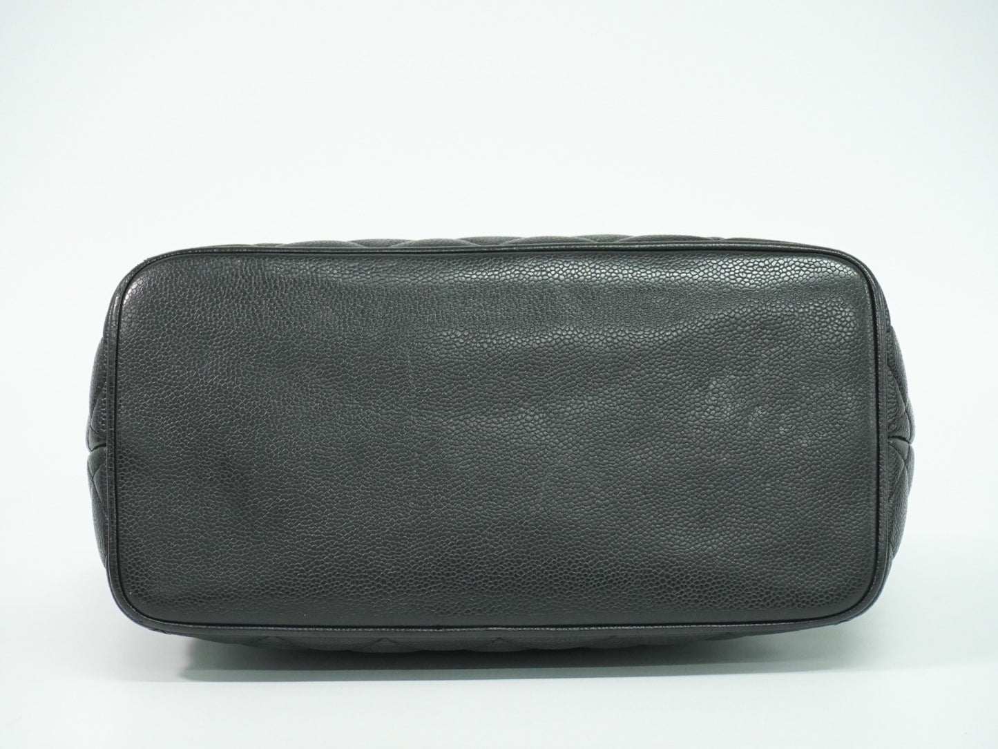 Chanel Medallion Tote Quilted Caviar, BLACK, LEATHER, Tote bag