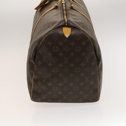 Louis Vuitton Keepall Bag Monogram Canvas, BROWN, CANVAS, Travel bag