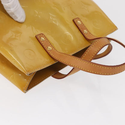 Louis Vuitton Reade Handbag Monogram Vernis, BEIGE, PATENT_LEATHER, Handbag