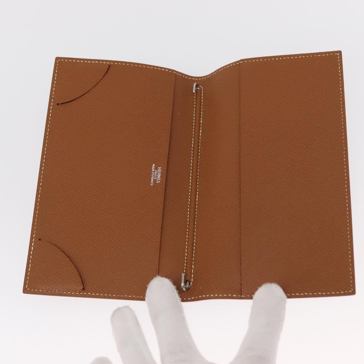 Hermes Agenda A6 Day Planner Housse Leather, Brown, Leather, Wallet