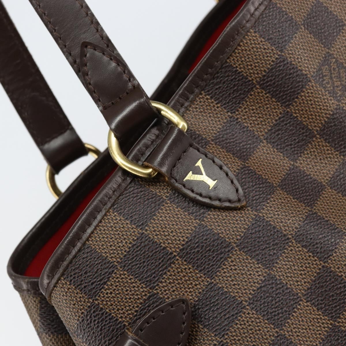 Louis Vuitton Batignolles Handbag Damier, BROWN, CANVAS, Tote bag