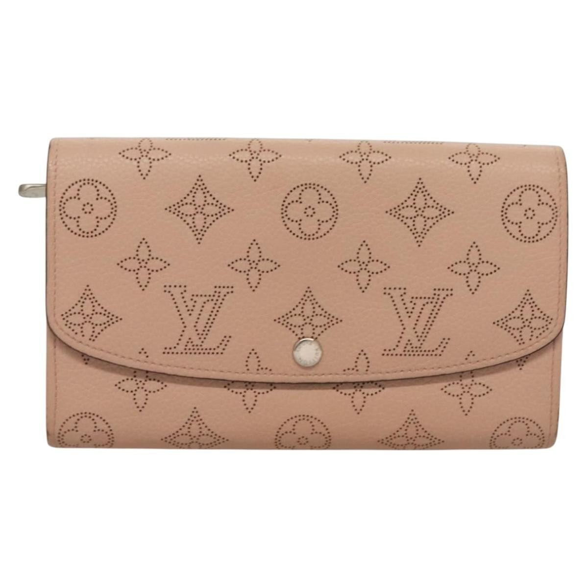 Louis Vuitton Iris Wallet Mahina Leather, PINK, LEATHER, Wallets