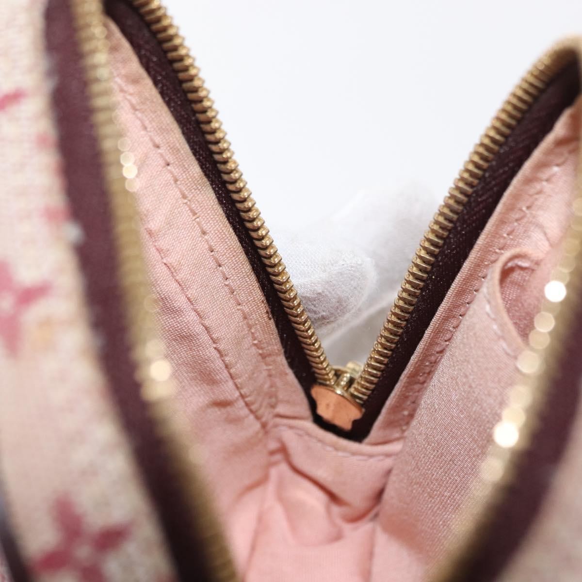 Louis Vuitton Camera Bag Mini Lin, RED, CANVAS, Clutche & pouche