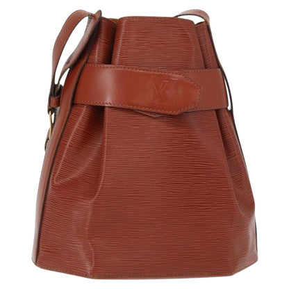 Louis Vuitton Vintage Sac d'Epaule Handbag Epi Leather, BROWN, LEATHER, Shoulder bag