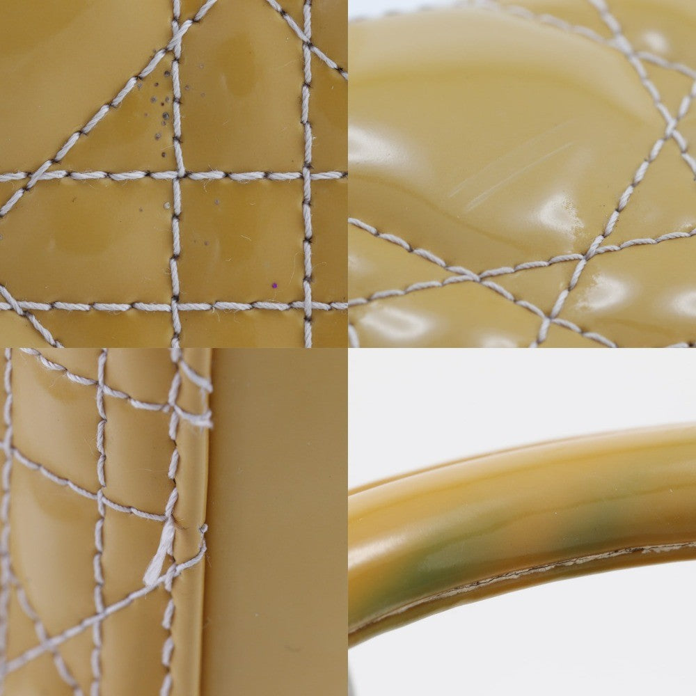 Christian Dior Lady Dior Bag Patent, BLACK, PATENT_LEATHER, Tote bag