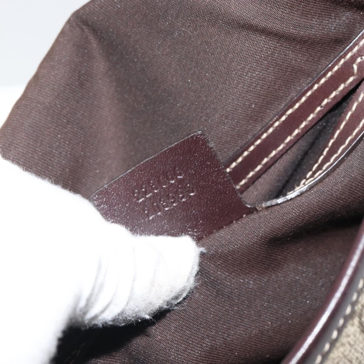 Gucci Flap Messenger GG Coated Canvas, BEIGE, PVC, Shoulder bag