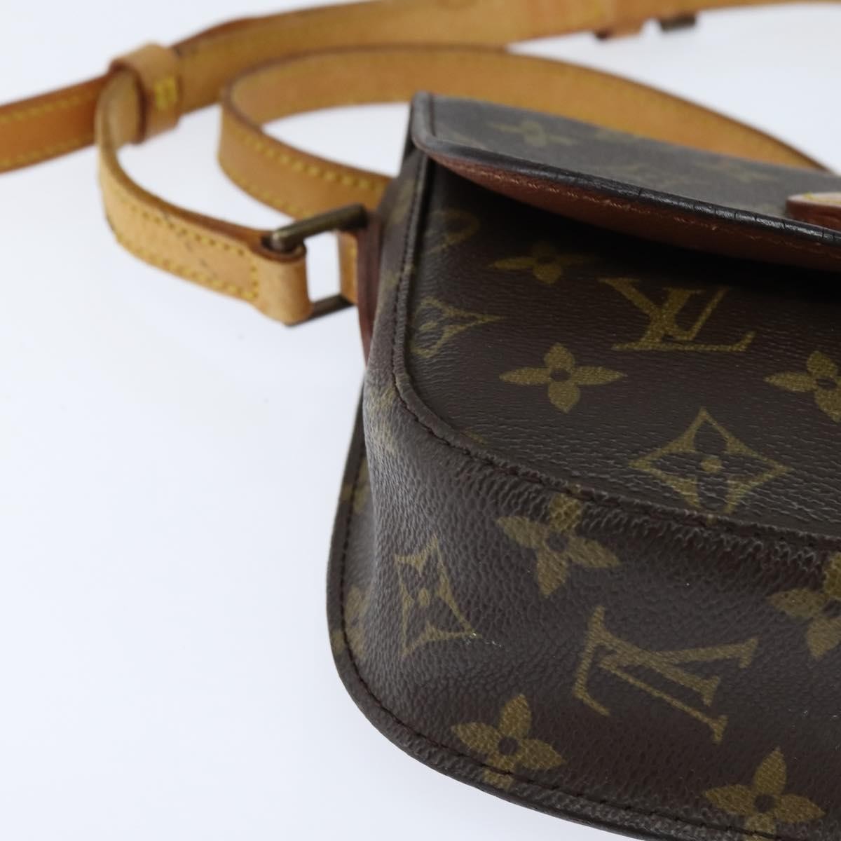 Louis Vuitton Saint Cloud Handbag Monogram Canvas, BROWN, CANVAS, Shoulder bag