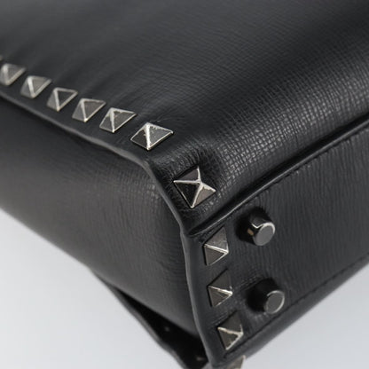 Valentino Garavani Rockstud Tote Rigid Leather, BLACK, LEATHER, Handbag