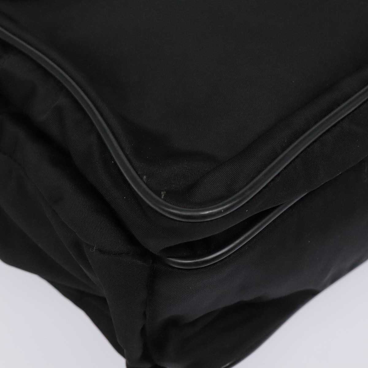 Prada Vintage Shoulder Bag Tessuto, BLACK, NYLON, Shoulder bag