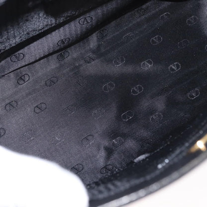 Valentino Garavani Vintage shoulder bag Leather, BLACK, LEATHER, Shoulder bag