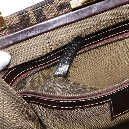 Fendi Vintage Zucca Zucca canvas, BROWN, CANVAS, Handbag