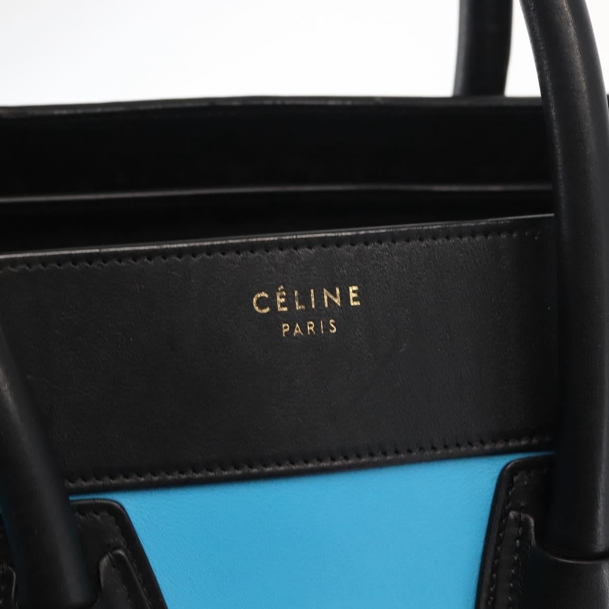 Celine Tricolor Luggage Bag Leather, MULTICOLOUR, LEATHER, Handbag