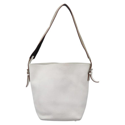 Burberry Shoulder Bag Leather, WHITE, LEATHER, Shoulder bag