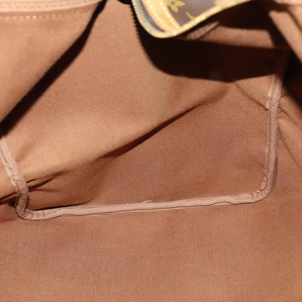 Louis Vuitton Sac Souple Handbag Monogram Canvas, BROWN, CANVAS, Travel bag