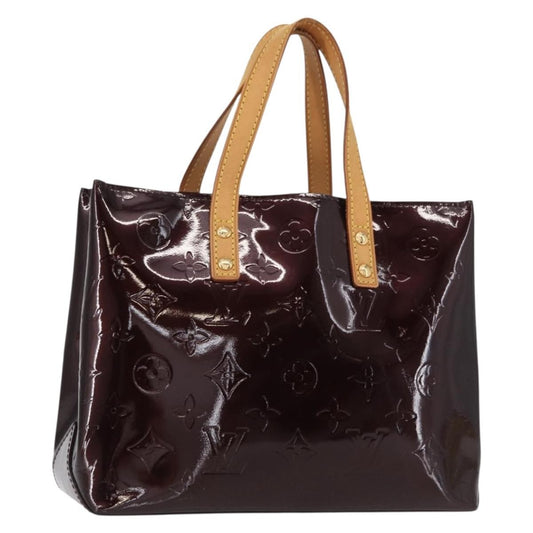 Louis Vuitton Reade Handbag Monogram Vernis, BURGUNDY, PATENT_LEATHER, Handbag