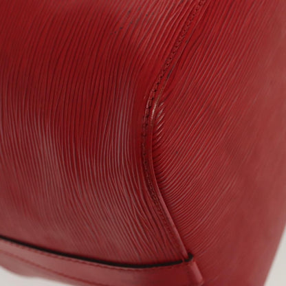Louis Vuitton Petit Noe Handbag Epi Leather, RED, LEATHER, Shoulder bag