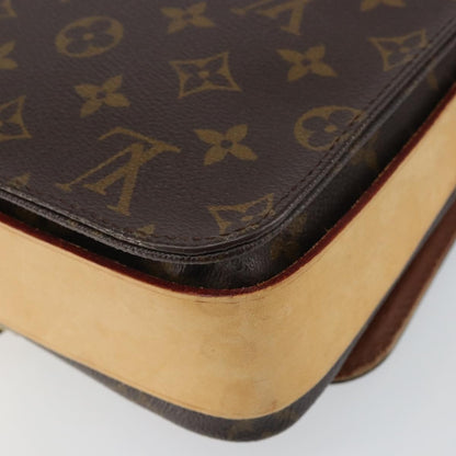 Louis Vuitton Cartouchiere Handbag Monogram Canvas, BROWN, CANVAS, Shoulder bag