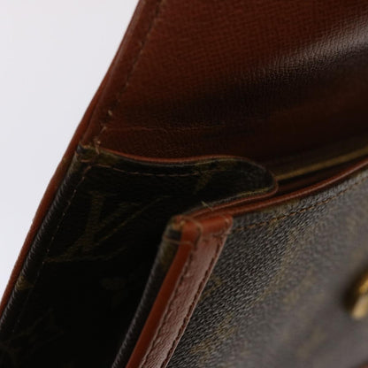 Louis Vuitton Dame Pochette Monogram Canvas, BROWN, CANVAS, Clutche & pouche