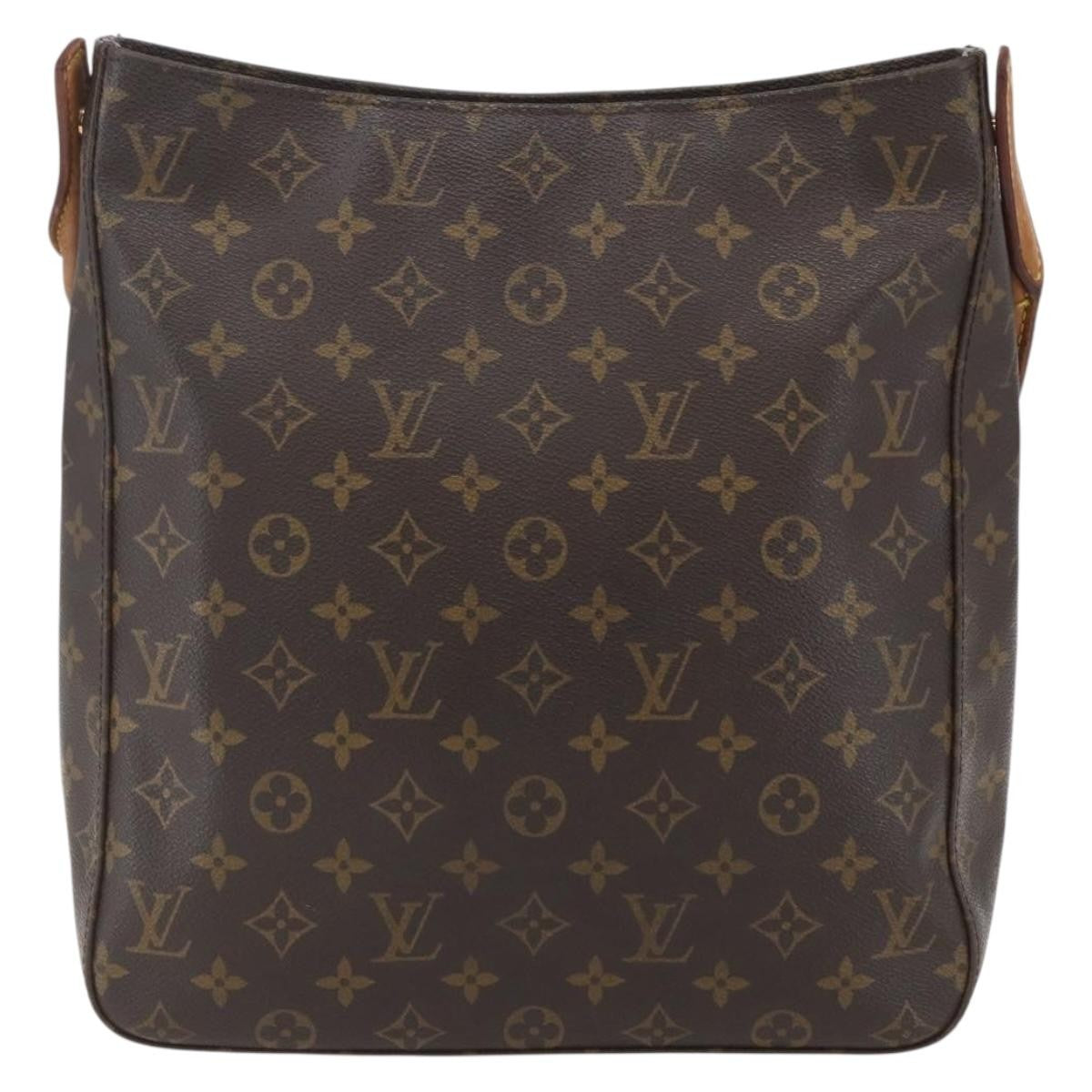 Louis Vuitton Looping Handbag Monogram Canvas, BROWN, CANVAS, Shoulder bag