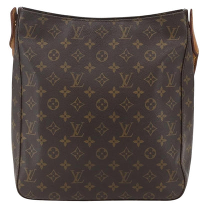 Louis Vuitton Looping Handbag Monogram Canvas, BROWN, CANVAS, Shoulder bag