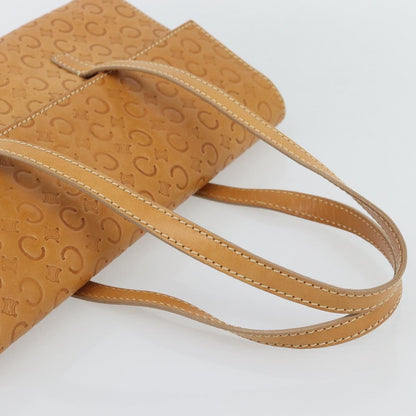 Celine C Macadam Handbag Canvas, Beige, Canvas, Handbag