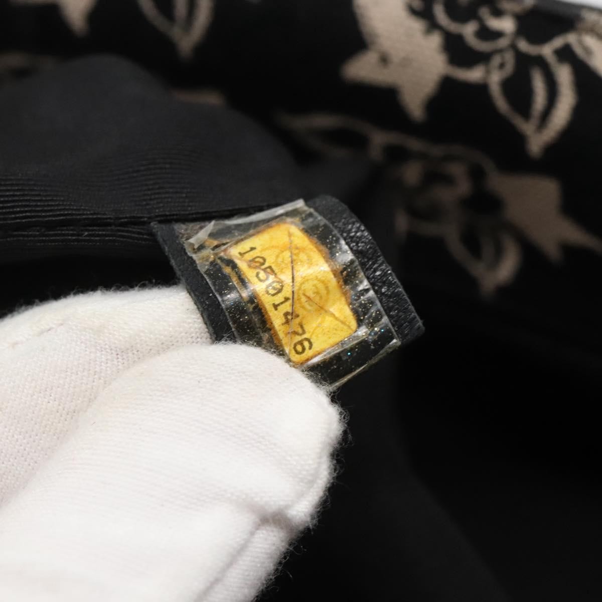 Chanel Resin Tote Printed Canvas, BLACK, CANVAS, Tote bag