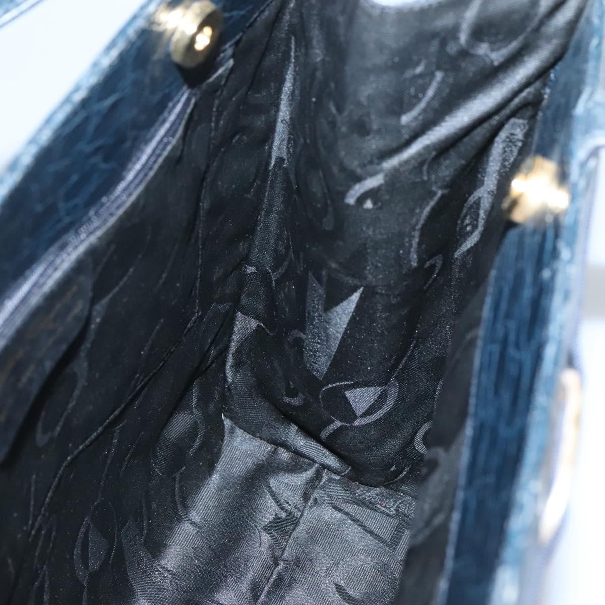 Salvatore Ferragamo Vara shoulder Bag Leather, NAVY, LEATHER, Shoulder bag