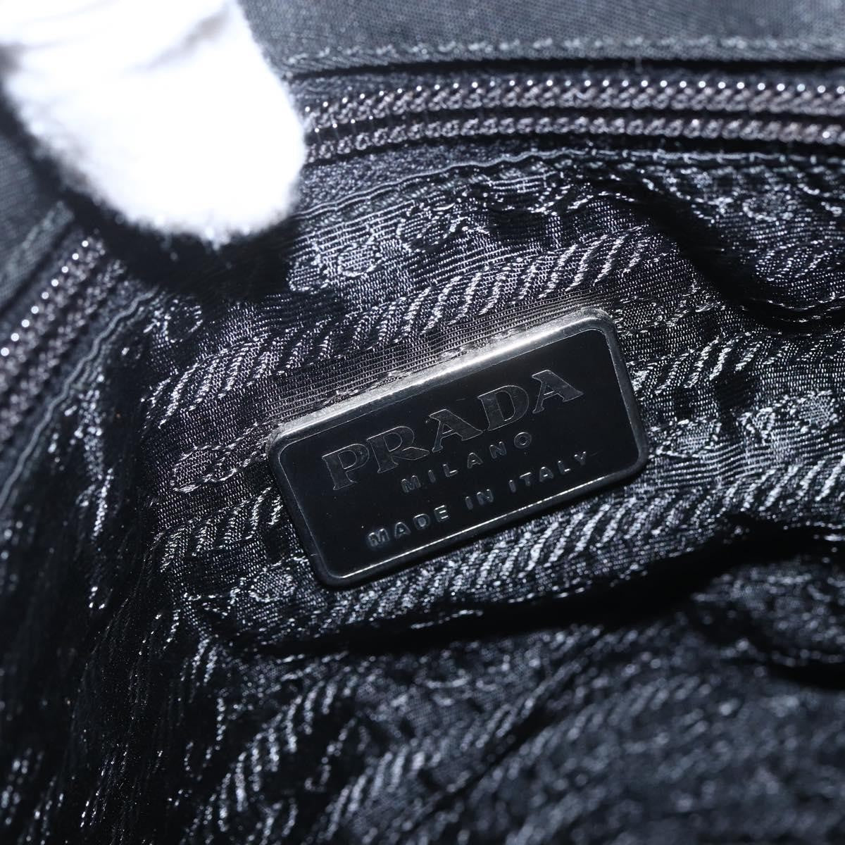 Prada Vintage Tote Nylon, BLACK, NYLON, Tote bag