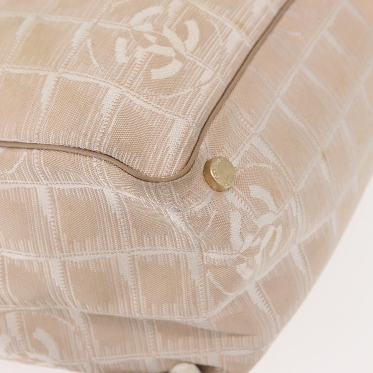 Chanel Travel Line Tote Nylon, PINK, NYLON, Tote bag