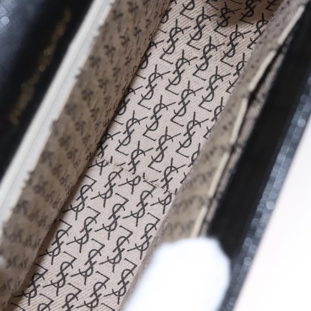 Saint Laurent Vintage Shoulder Bag Leather, BLACK, LEATHER, Shoulder bag