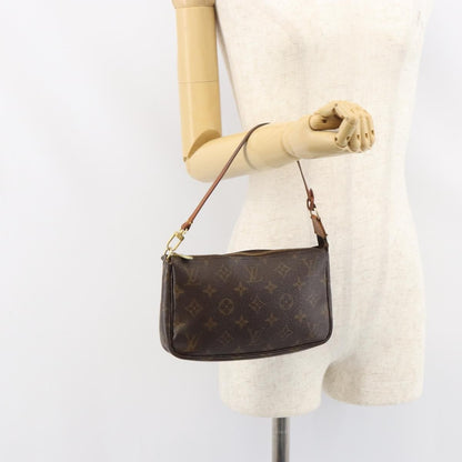 Louis Vuitton Pochette Accessoires NM Monogram Canvas, BROWN, CANVAS, Clutche & pouche