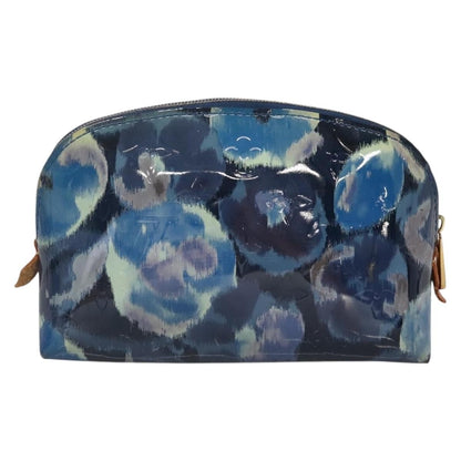 Louis Vuitton Cosmetic Pouch Monogram Vernis, BLUE, PATENT_LEATHER, Clutche & pouche