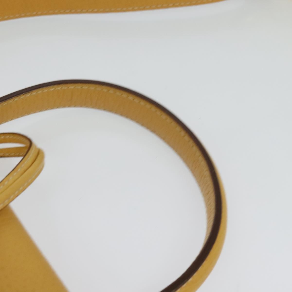 Loewe Barcelona Shoulder Bag Leather, YELLOW, LEATHER, Shoulder bag