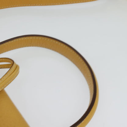 Loewe Barcelona Shoulder Bag Leather, YELLOW, LEATHER, Shoulder bag