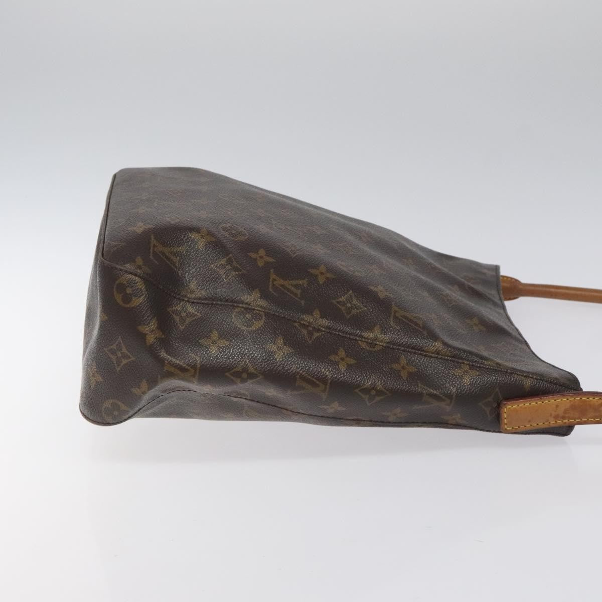 Louis Vuitton Looping Handbag Monogram Canvas, BROWN, CANVAS, Handbag