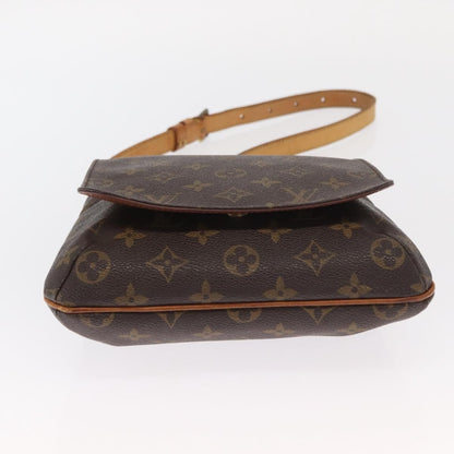Louis Vuitton Musette Salsa Handbag Monogram Canvas, BROWN, CANVAS, Shoulder bag