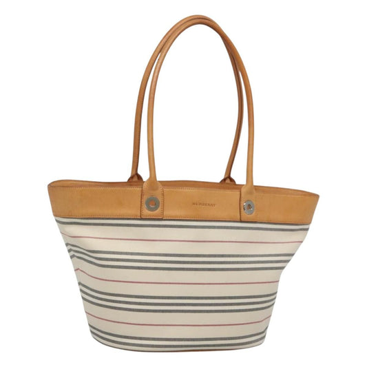 Burberry Nova check Shoulder bag Canvas, ECRU, CANVAS, Shoulder bag