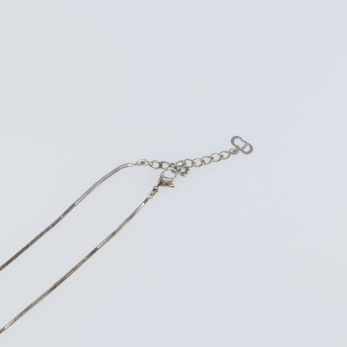 Christian Dior Trotter Pendant Necklace Metal, SILVER, METAL, Necklace