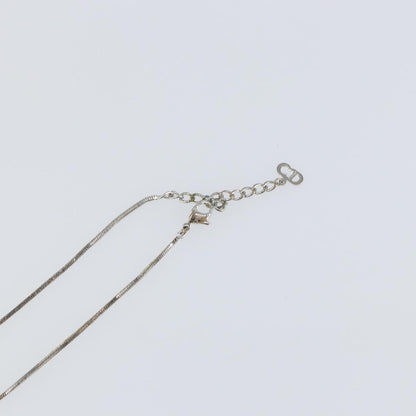 Christian Dior Trotter Pendant Necklace Metal, SILVER, METAL, Necklace