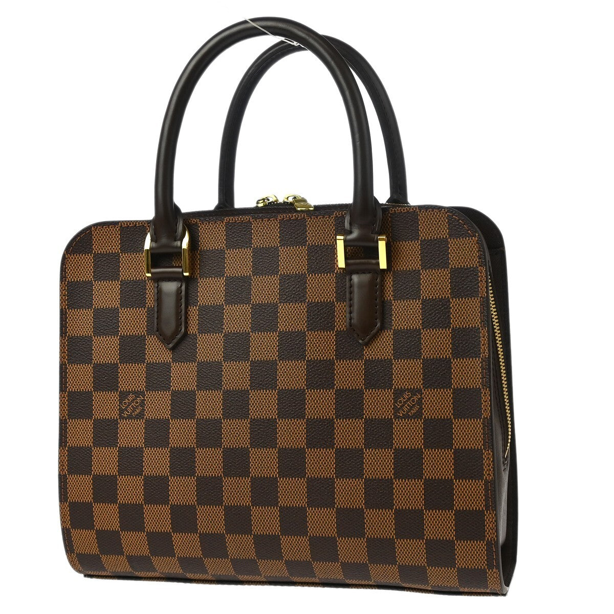 Louis Vuitton Triana Bag Damier, BROWN, CANVAS, Handbag