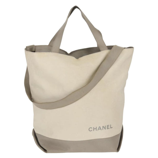 Chanel Sport Tote Nylon, GRAY, NYLON, Tote bag