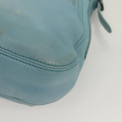 Bottega Veneta Shoulder Bag Leather, BLUE, LEATHER, Shoulder bag