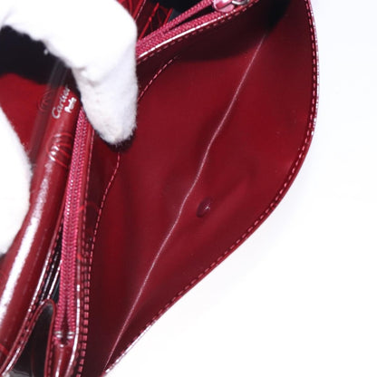 Cartier Happy Birthday Long Wallet Patent leather, BURGUNDY, PATENT_LEATHER, Wallets