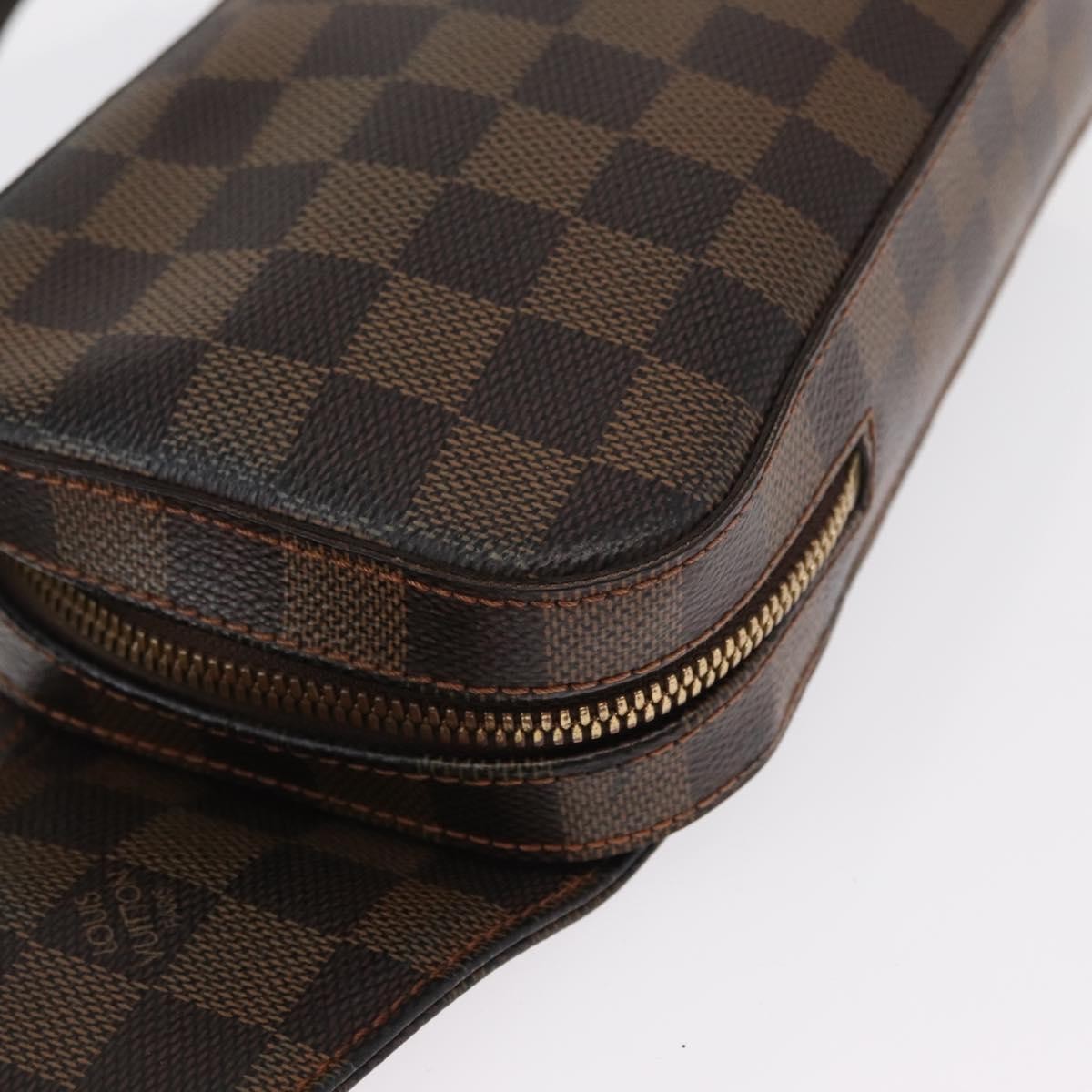 Louis Vuitton Geronimos Waist Bag Damier, BROWN, CANVAS, Shoulder bag